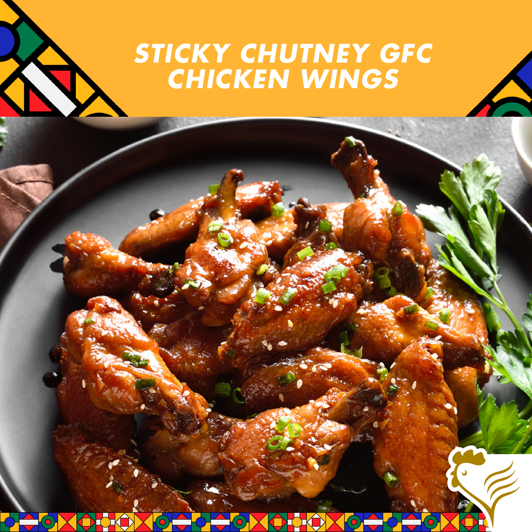 Chutney Braai Chicken Wings with Dombolo RecipeChutney Braai Chicken Wings with Dombolo Recipe