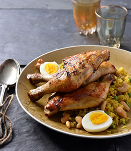 Grilled Honey and Mustard Chicken Legs - Grain Field Chickens