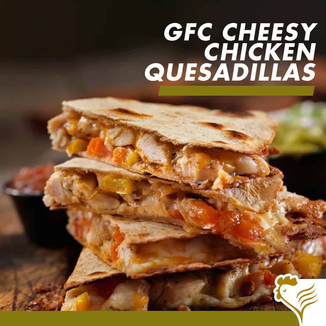 Cheesy Chicken Quesadillas