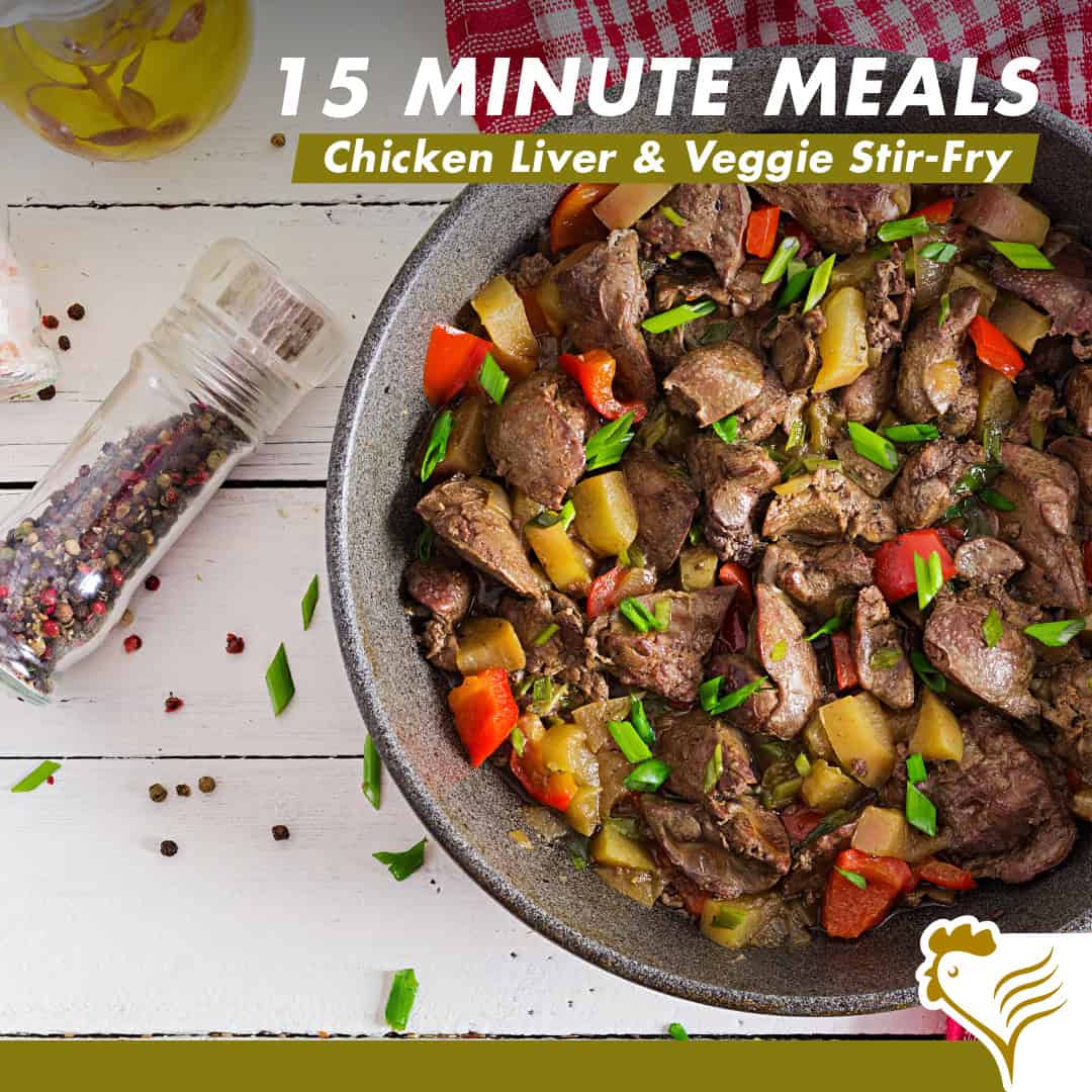 Chicken Liver & Veggie Stir-Fry