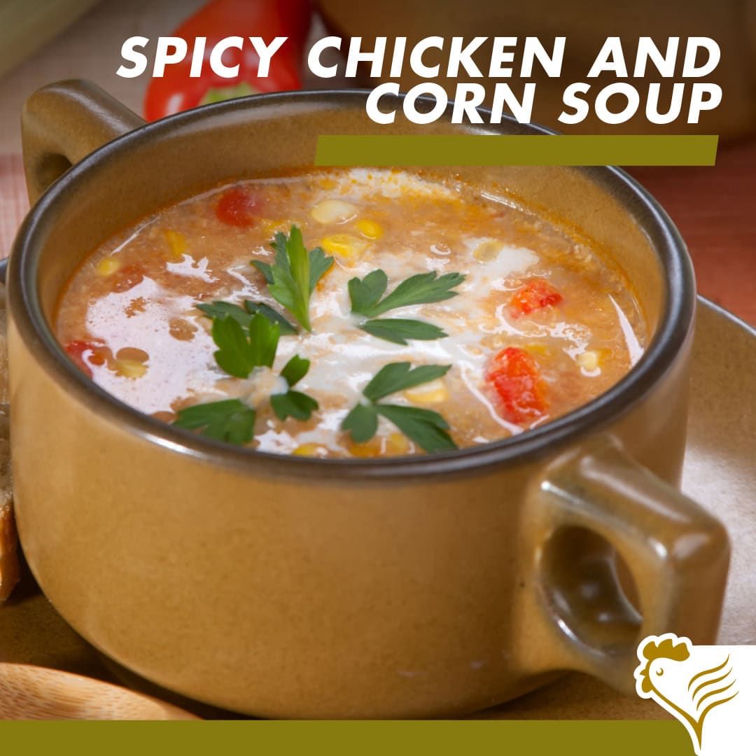 Spicy Chicken & Corn Soup Recipe