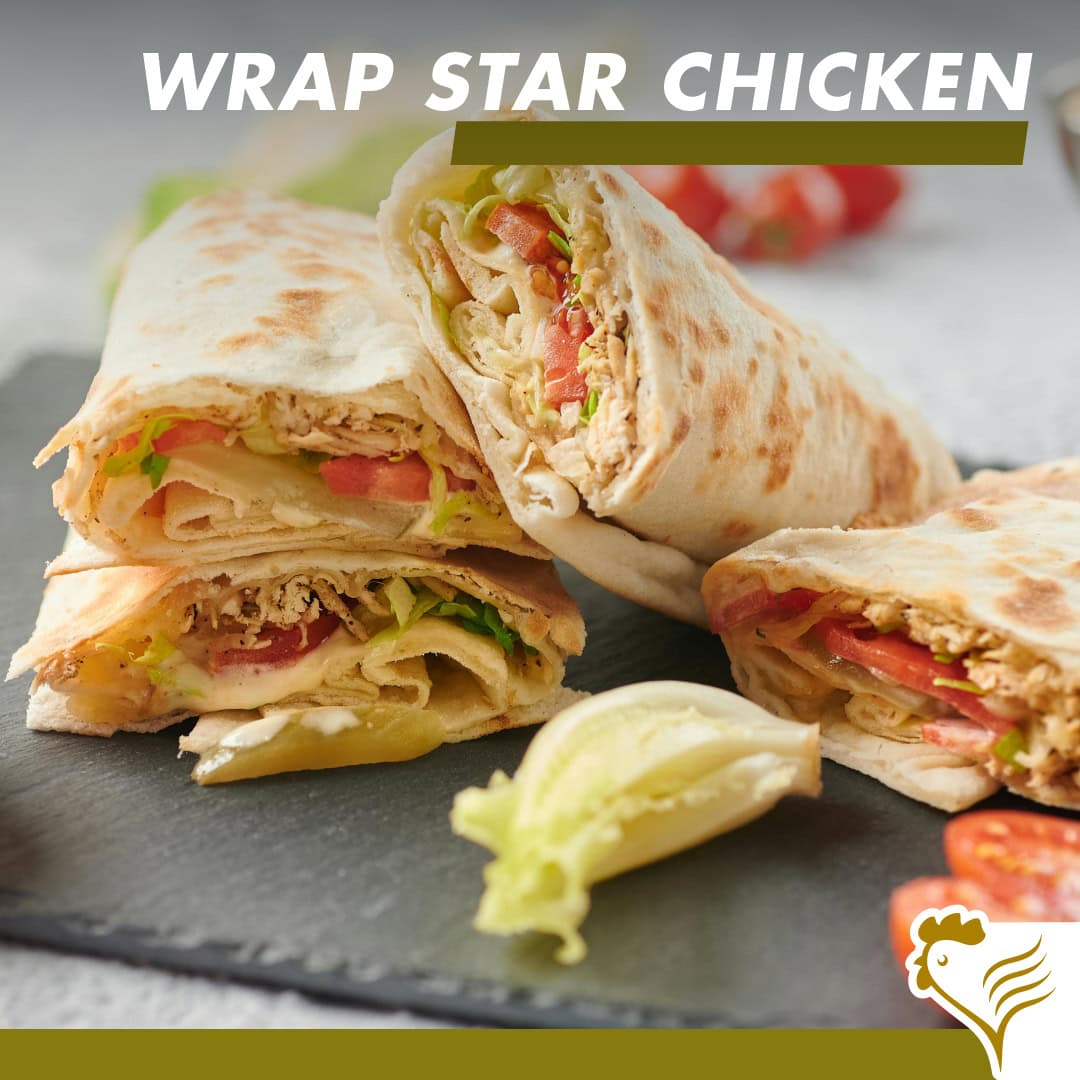Feta & Humus Chicken Wrap