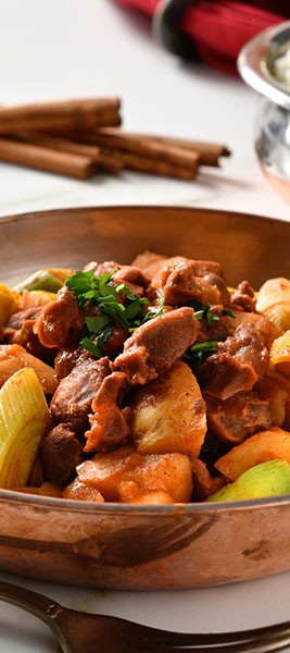 Chicken Gizzards, Potato and Leek Curry 