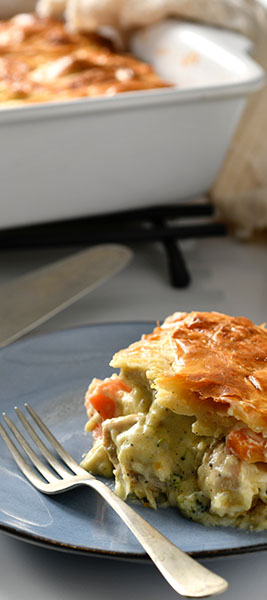 Chicken and Vegetable Pie